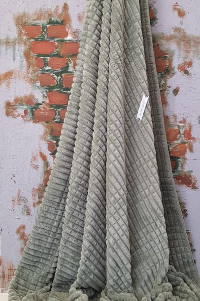 Özdilek Double Blanket Pyramid Green 220X240