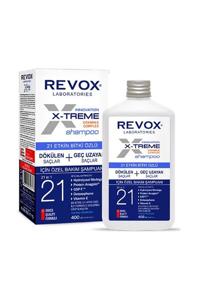 Revox X-Treme 21 Effective Plant Extract Shedding Hair Shampoo - 400 ml
