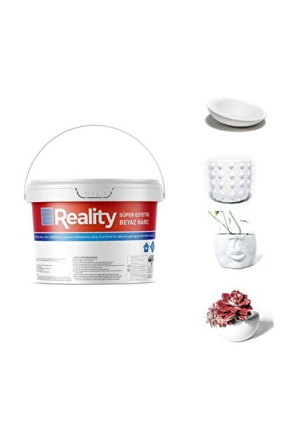 Reality Hobi Harcı Hızlı Donan Beyaz Hobi Harcı (5 KG)