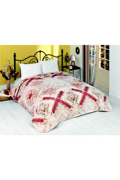 MİNK Lacasa 1096 Beige Double Blanket