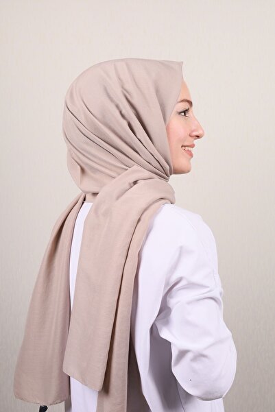 Hint İpek Düz Renk Pamuk Caz Şal - Desen-01 - Renk-20