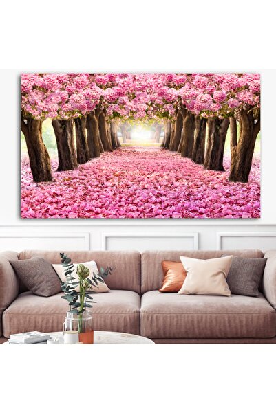 Sebenta Dev Boyut Dekoratif Çiçekli Yol (80cm X 120cm)