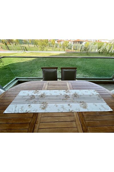 HAPPY CONCEPT American Runner Patterned Tablecloth