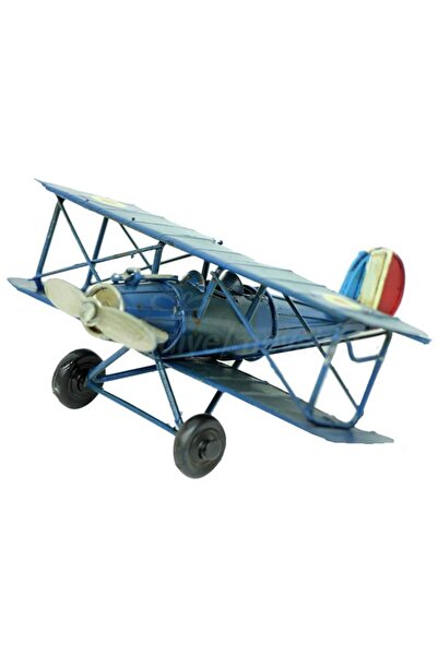 Hediye Kesesi Dekoratif Metal Uçak Çift Kanatlı Büyük