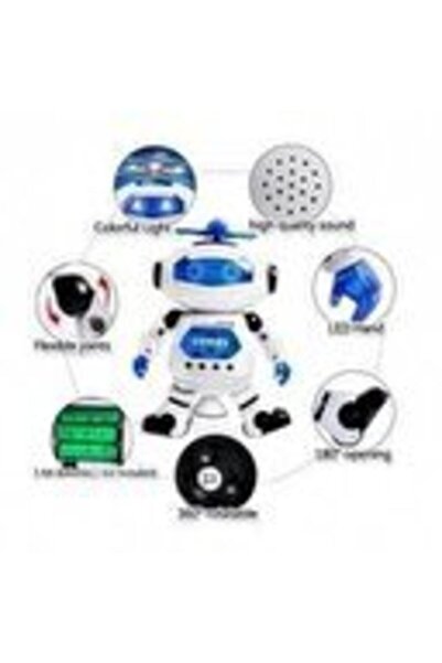 Kızılkaya Oyuncak Işıklı Sesli Dans Eden Oyuncak Robot Pervaneli Tr60912