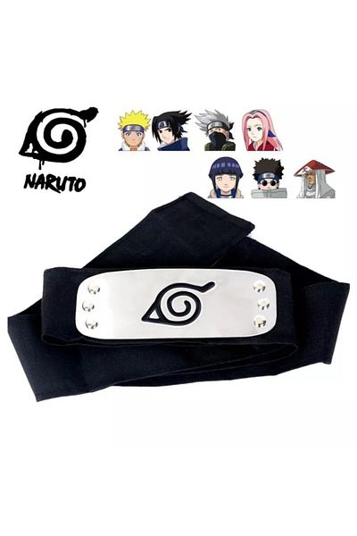Köstebek Naruto Headband Anime Uzumaki Sasuke Kakashi Akatsuki Uchiha Itachi Konoha Forehead Band