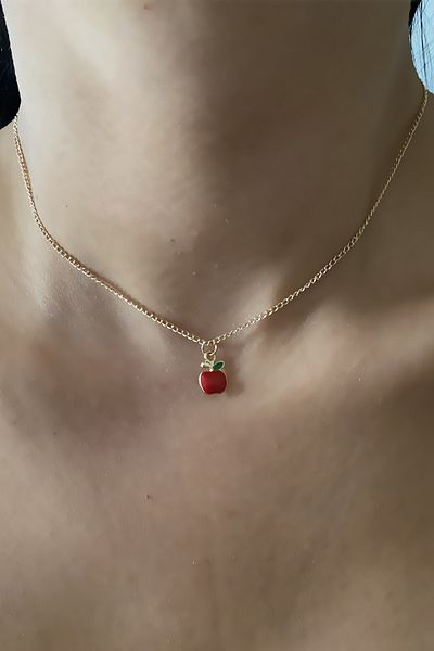 Clare's Store Apple Figured Necklace Earring Ring Set