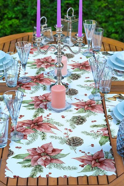 Realhomes 4+1 Rose & Cone Special Designed American Service & Runner Set