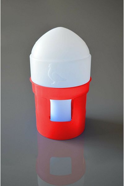 A.C.E.K PLASTİK زجاجة مياه على شكل حمامة سعة 1 لتر (10 قطع)