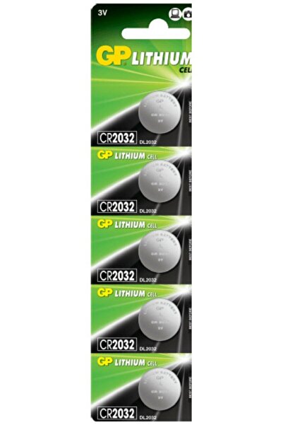 TeknoCord 5li Gp Cr2032 Pil Cr 2032 Pil Bios Para Pil Baskül Tartı Pili Bilgi...