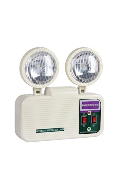 Genel Markalar 2x9w Şarjlı Led Acil Aydınlatma Armatürü Bataryalı Şarjlı Elek...
