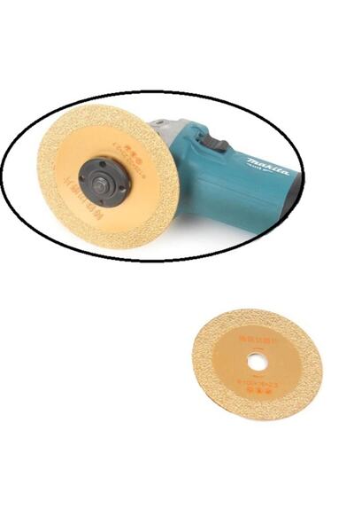 Depolife Cam Mermer Seramik Fayans Kesme Elmas Diski Ince Hassas Kesim 100mm Aşındırma Titanyum Elmaslı Disk
