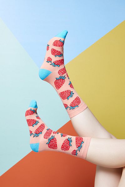 The Socks Company Дамски чорапи с ягоди 15kdcr779k