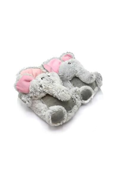 Twigy Yy0291 Γυναικείες παντόφλες Tw Elephant Grey με φιγούρες ζώων