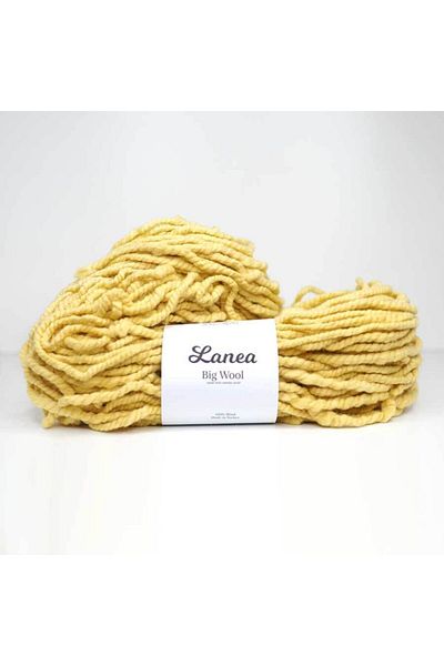 Lanea Big Wool Thick Wool / Soft Yellow / 004