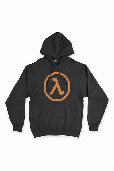 Cix Hanorac negru cu glugă Half Life Logo