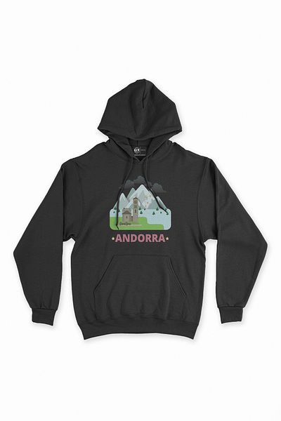 Cix Суитшърт с качулка Andorra Black