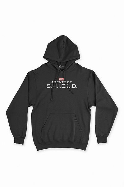 Cix Hanorac negru cu glugă Agents Of Shield - Hanorac