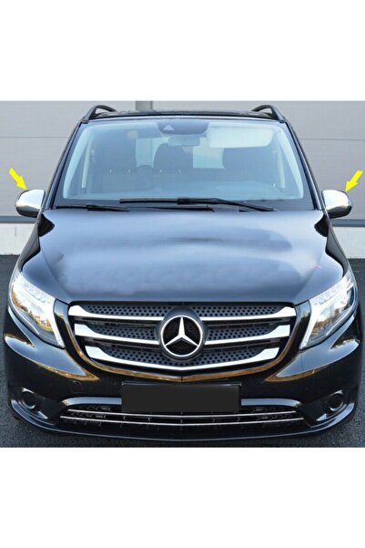 Solarex Mercedes Vito W447 2014-2020 Arası Modeller Için Krom Ayna Kapağı Pas...