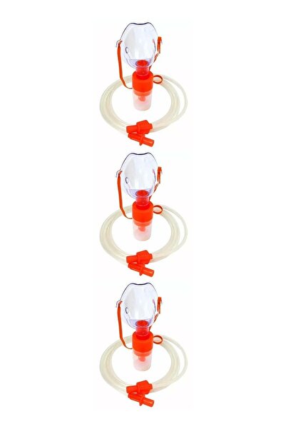 Alpha Hazneli Pediatrik (çocuk ) Oksijen Maskesi Nebulizatör Maske 3lü