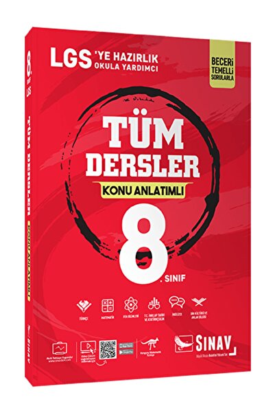 Sınav Yayınları 8. Sınıf Tüm Dersler Konu Anlatımlı Kolektif Kitabı