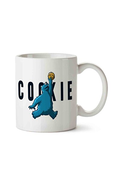 ART HEDİYE كوب كوكي مونسترز كوكي مونستر للاعب كرة السلة مطبوع على الجانبين