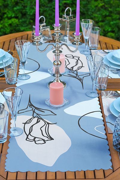 Realhomes 4+1 Soft Silhouette Desen American Service & Set Runner