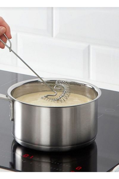 Kitchen Pembelia Practical Stainless Luxury Spring Egg Beater