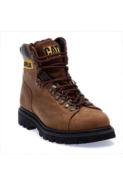 Caterpillar Alaska Ανδρικές Δερμάτινες Μπότες Χάλκινες
