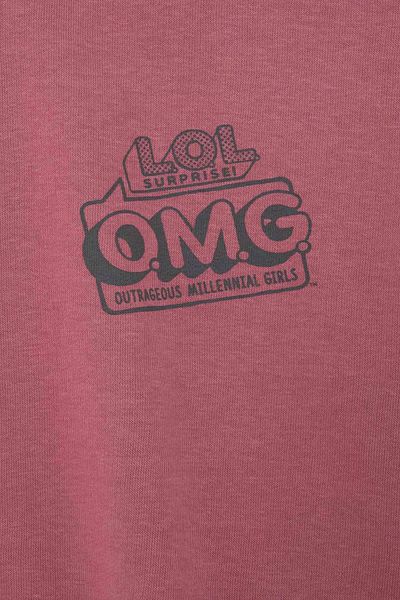 DeFacto Girl's OMG Crew Neck Back Sweatshirt