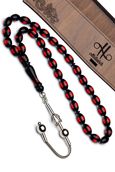 OTTOTESBİH Кехлибарени броеници, броеници със суета от Сулеймание, червени и ...