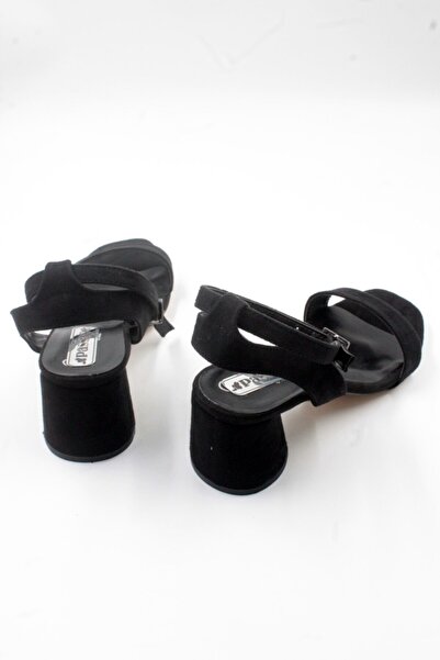 PASSAGE SHOES 6130 Black Suede Women's Sandals