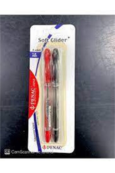 Edding Penac Tükenmez Kalem 2'li Set Kırmızı-siyah 6 Paket