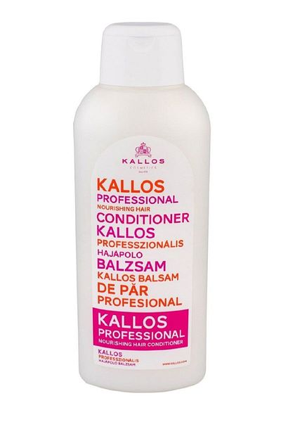 Kallos Cosmetics Professional Balsam Nourishing Conditioner for Damaged and Dry Hair 1000ml