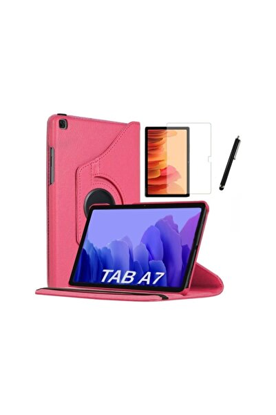 GoGoPlus Galaxy Tab A T510 - T515 360 Dönerli Stantlı Tablet Kılıf + Ekran Ko...