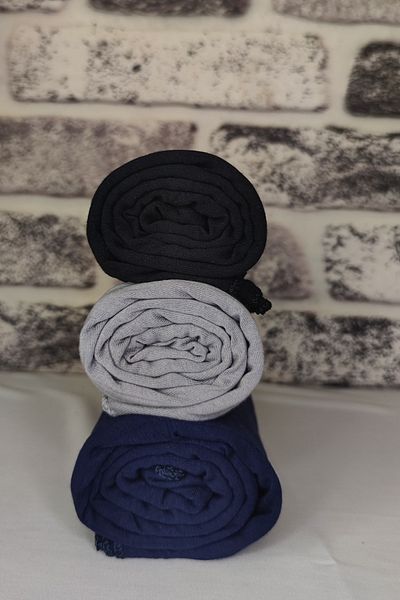 Larissa Scarf 3 شالات قطنية ممشطة