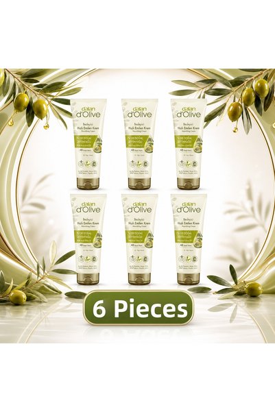 Dalan 100% Natural Olive Oil Tube Cream 250 ml - 6 Pieces