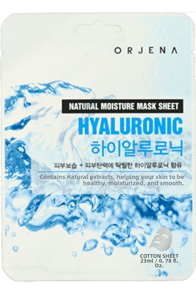 Orjena - Hyaluronic Natural Moisture Mask Sheet, 23 ml - Mască în folie hidra...