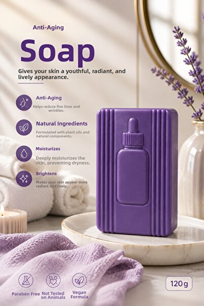 EPİZEN Anti-Aging Soap: Makes Your Skin Youthful and Radiant.