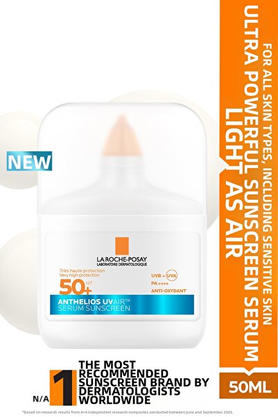 La Roche Posay أنثيليوس يو في إير SPF50+ سيروم خفيف الملمس يوفر حماية عالية م...