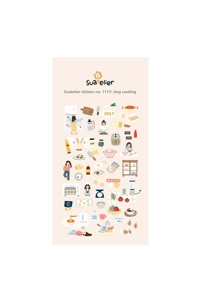 Kokoro Suatelier Deco Sticker Vlog_Cooking