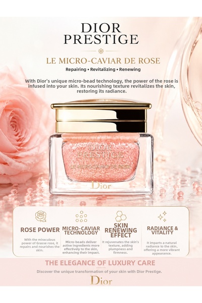 Dior Prestige Le Micro Caviar De Rose Anti-Aging Repairing, Revitalizing and ...