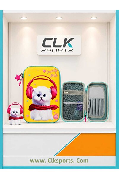 CLK SPORTS Fixpoint eva large size pencil bag - lovely pets