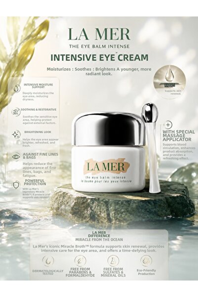 La Mer The Eye Balm Intense Corrective Eye Cream for the Appearance of Fine L...