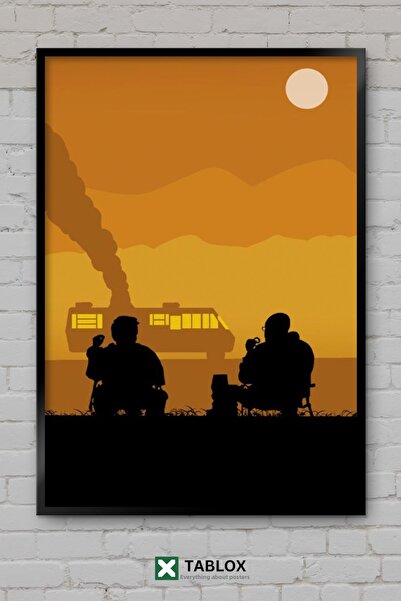 TABLOX Breaking Bad Walter White Jesse Pinkman Tablou decorativ din MDF cu ra...