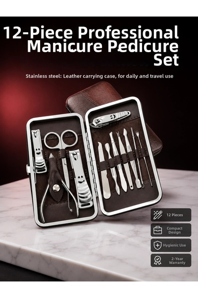 ARMÜZ Stylish and Durable Multi-Purpose Personal 12-Piece Grooming Set New Ge...
