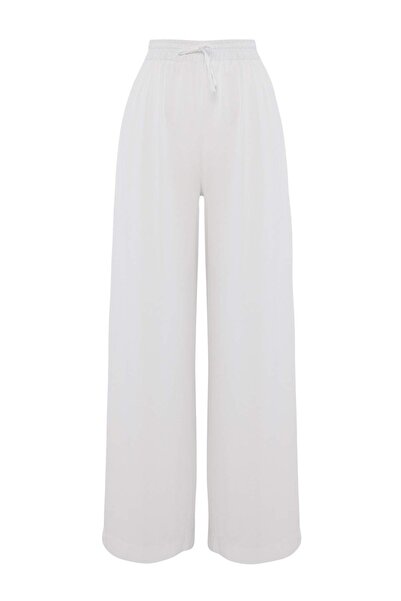 Trendyol Collection White Woven Beach Pants Tbess26Pl00018
