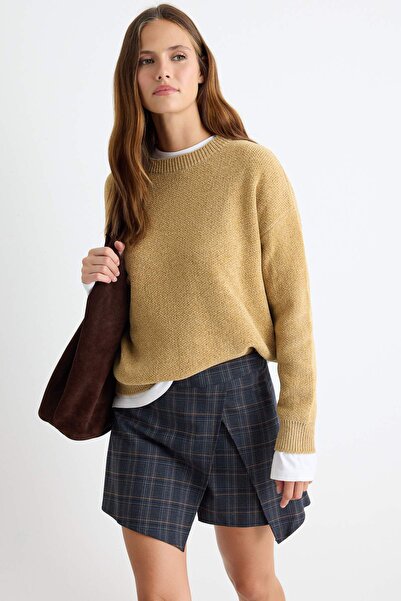 Trendyol Collection Multicolored Plaid Mini Skirt Twoaw27Sr00028