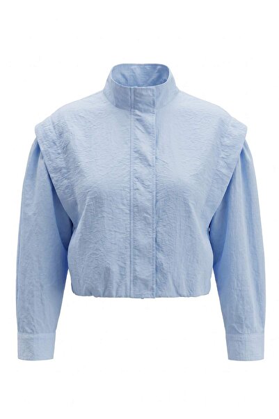 Trendyol Collection Blue Oversize Coat Twoaw27Mo00133