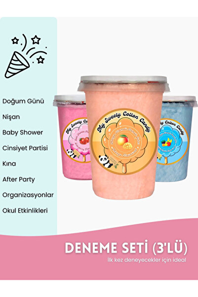 MY SWEETY COTTON CANDY فراولة، توتي فروتي، توت بري، حلوى قطنية فاخرة بنكهات م...